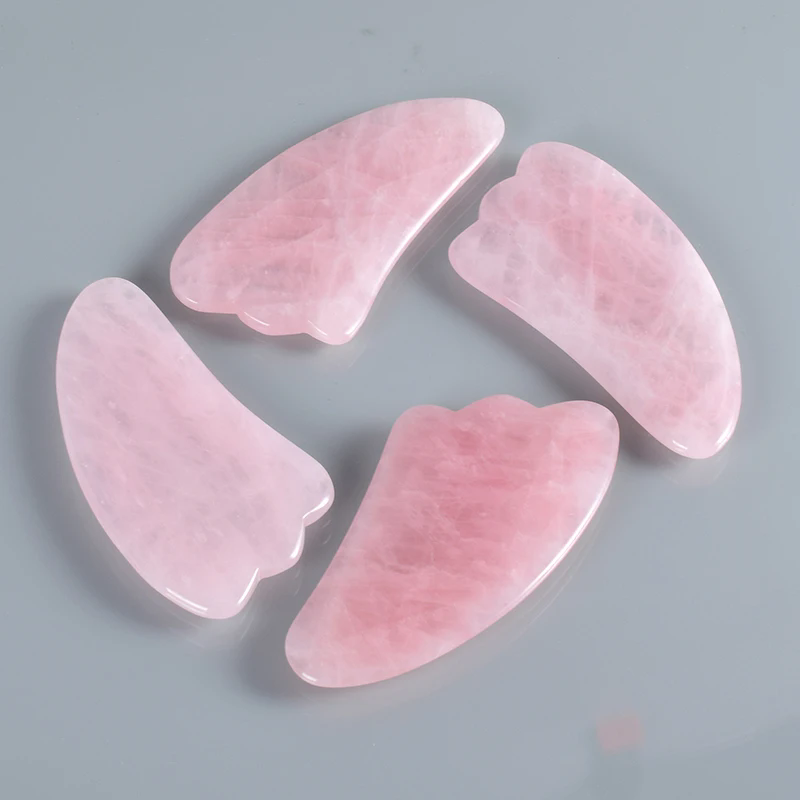 Gua Sha Tool Rose Quartz - Rose Quartz Gua Sha Board Natural