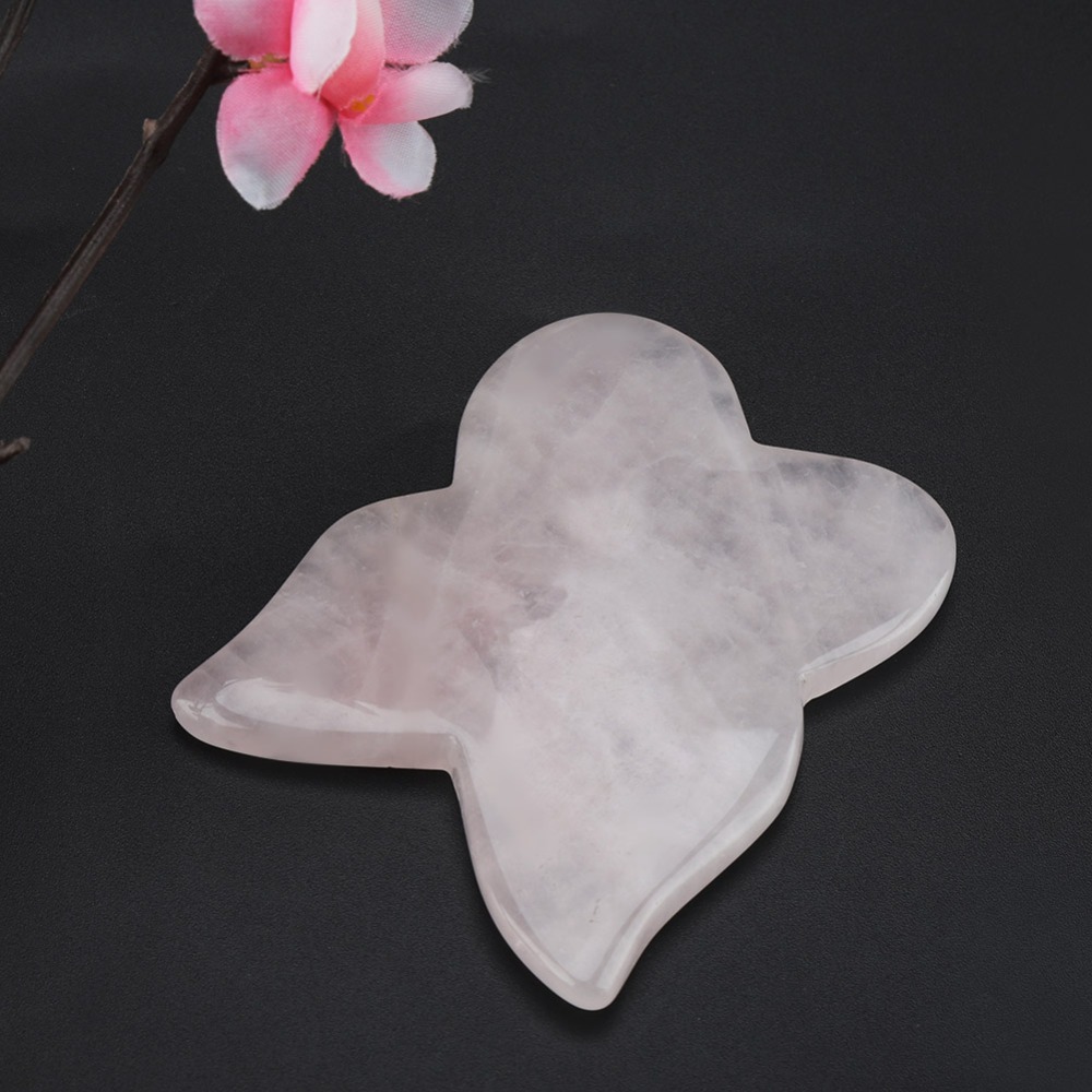 Gua Sha Tool Rose Quartz - Facial Kits Pink Rose Quartz Massage