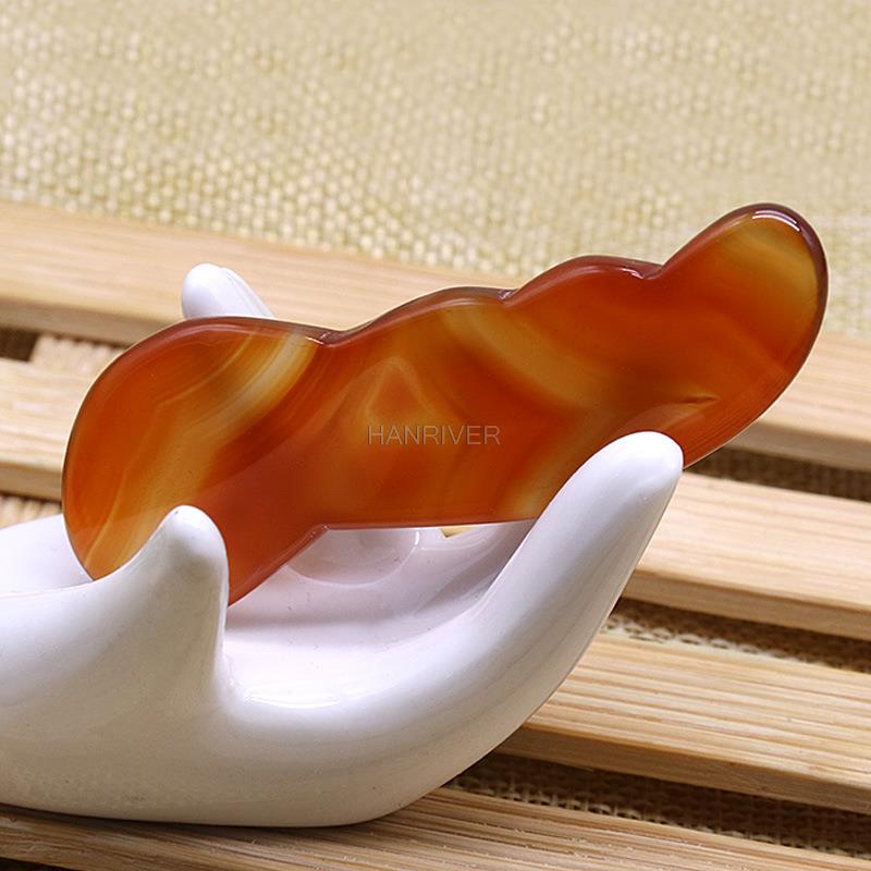 Natural Rose Quartz Jade Guash - Gua Sha Tool Rose Quartz 评论和价格