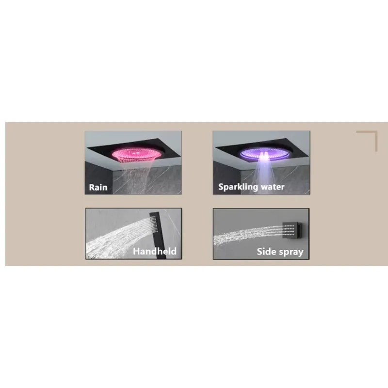 Smart LED Shower Set Bathroom  - Spa & Wellness Hotel Diament Ustroń Zdjęcia 评论和价格