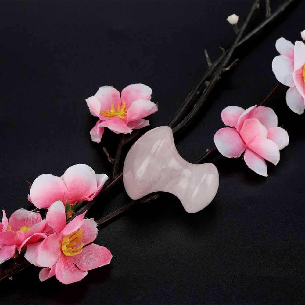 Crystal Rose Quartz Massage St - Gua Sha Tool Rose Quartz 评论和价格