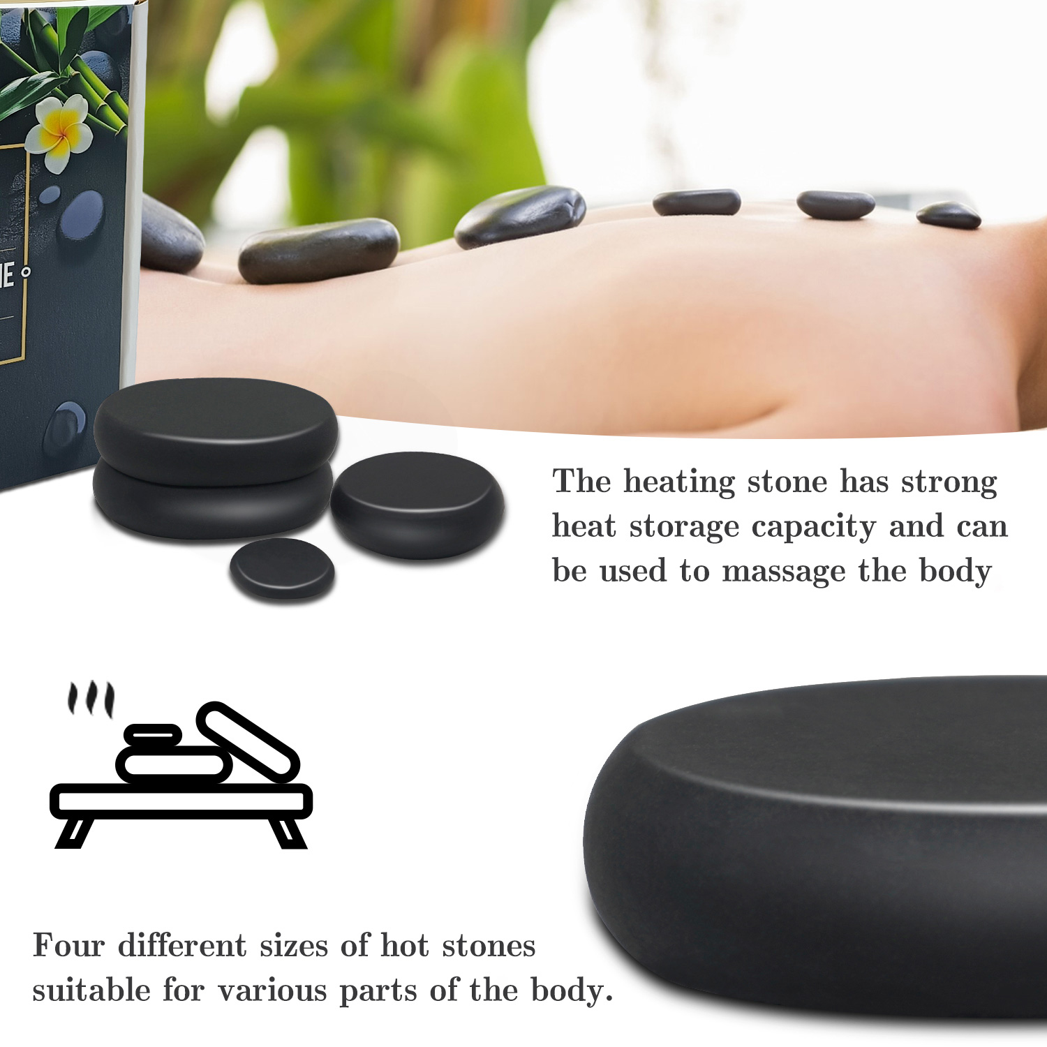 Massage Hot Stone Set,10 Piece - Spa Wellness Locations 评论和价格