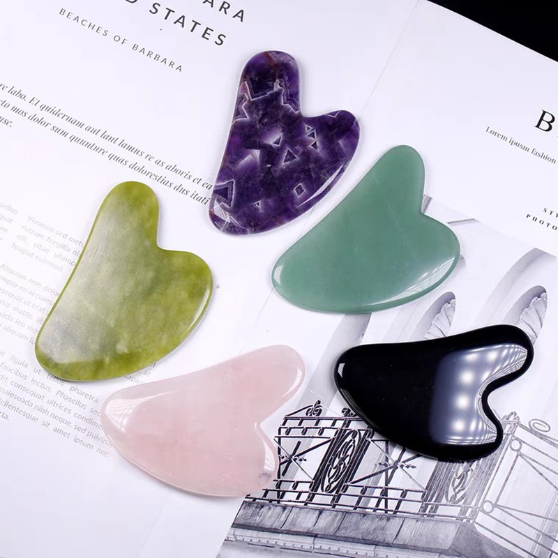 1Pc New Stone Gua Sha Massage  - Gua Sha Tool Rose Quartz 评论和价格