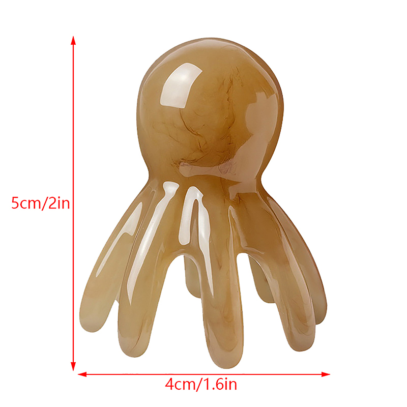 2Pcs Resin Octopus Comb Scalp  - Wellness Spa And Massage 评论和价格