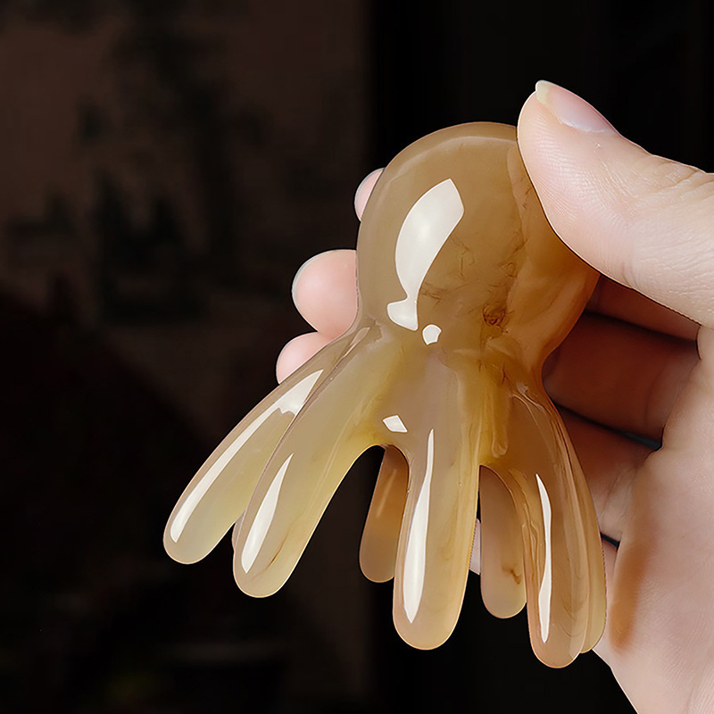 2Pcs Resin Octopus Comb Scalp  - Wellness Spa And Massage 评论和价格