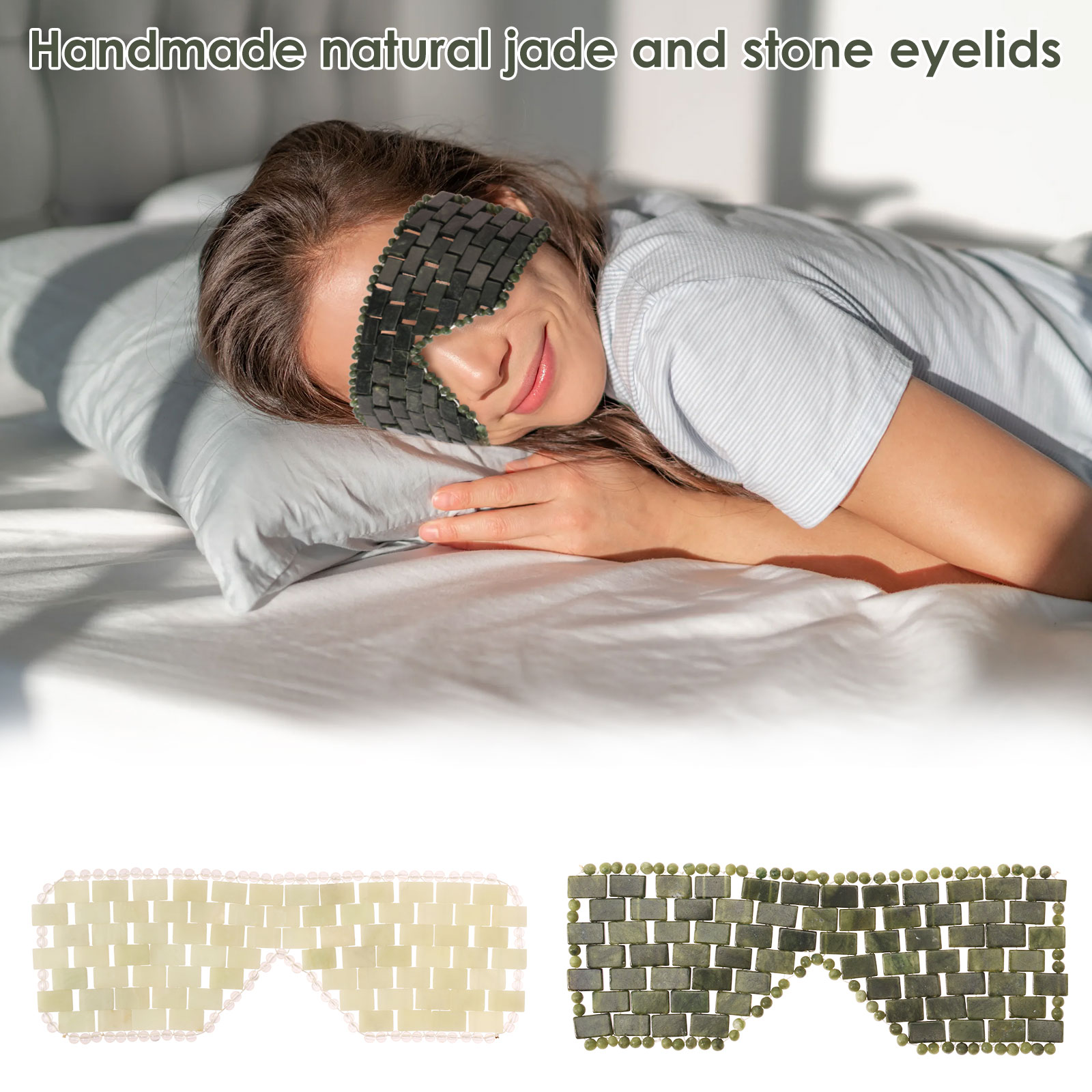 Natural Jade Face Eye Mask Coo - Spa Y Wellness 评论和价格