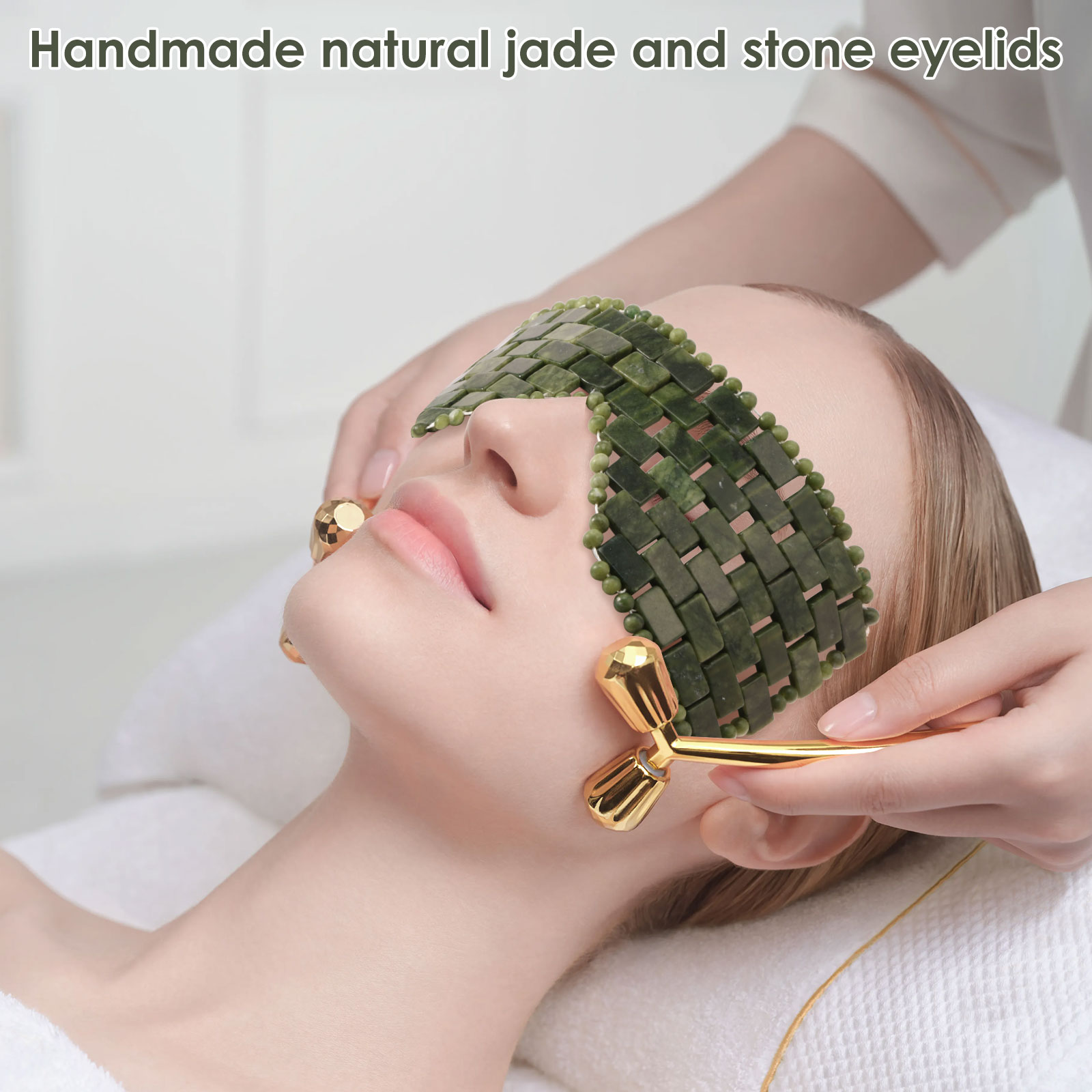Natural Jade Face Eye Mask Coo - Spa Y Wellness 评论和价格
