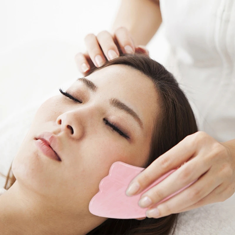 Rose Quartz Gua Sha Board Natu - Gua Sha Tool Rose Quartz 评论和价格