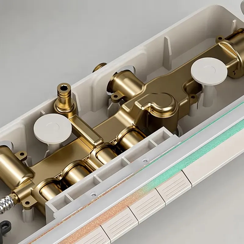 Brass Digital Waterfall Shower - Spa & Wellness Hotel Diament Ustroń Zdjęcia 评论和价格
