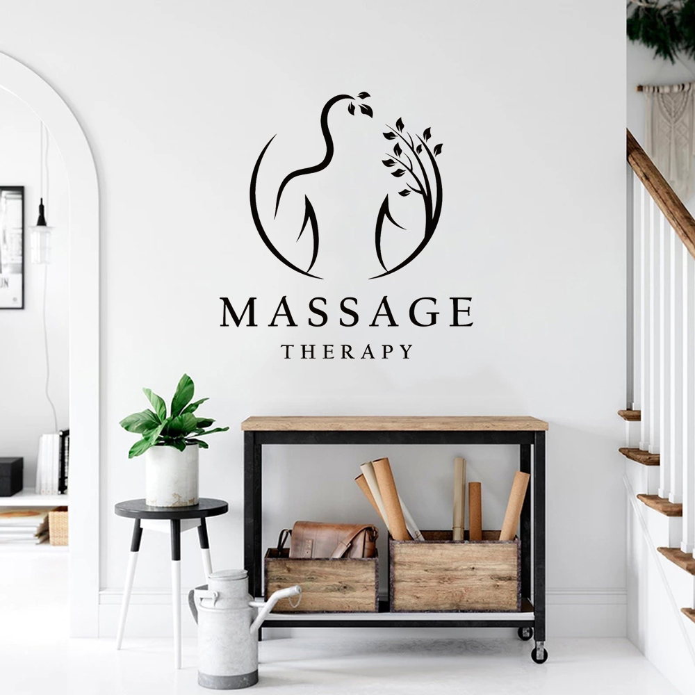 Massage Therapy Vinyl Wall Dec - Wellness Spa And Massage 评论和价格