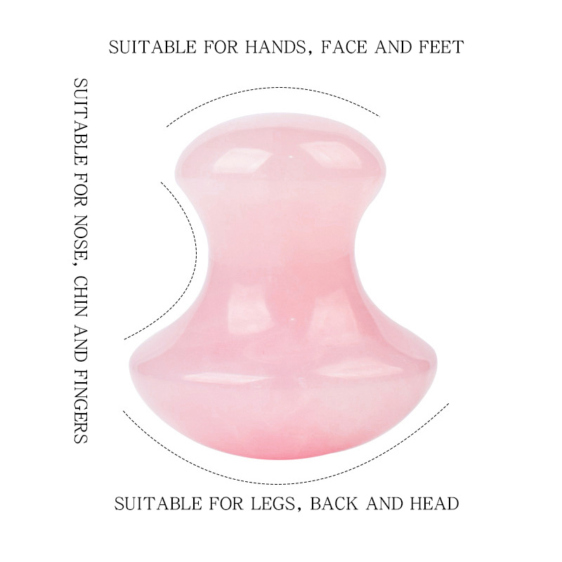 Natural Rose Quartz Gua Sha Sc - Gua Sha Tool Rose Quartz 评论和价格