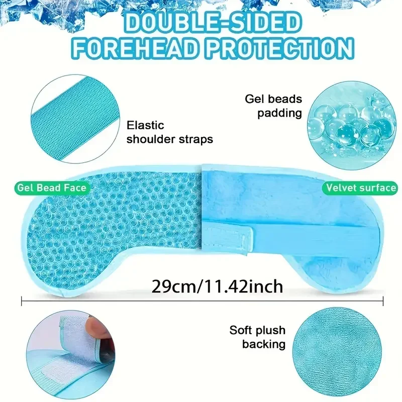 Hot/Cold Gel Bead Migraine Wra - Spa Y Wellness 评论和价格