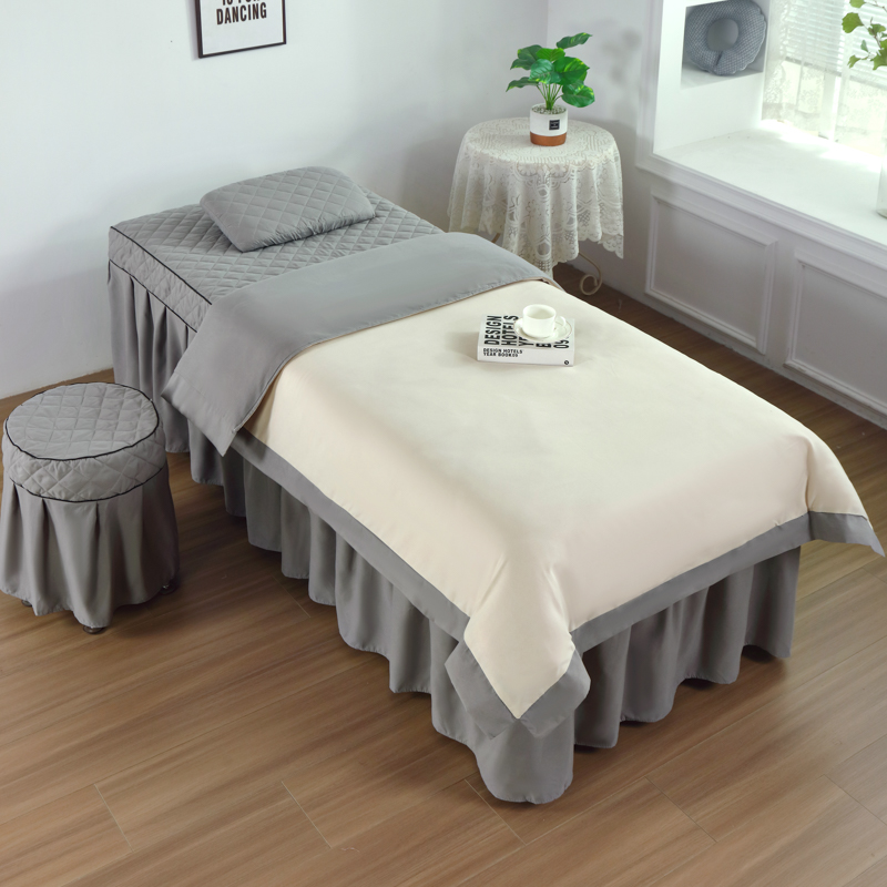4pcs Rose Beauty Salon Bedding - Spa Wellness Locations 评论和价格