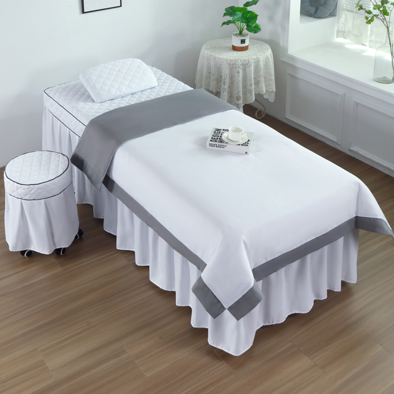 4pcs Rose Beauty Salon Bedding - Spa Wellness Locations 评论和价格