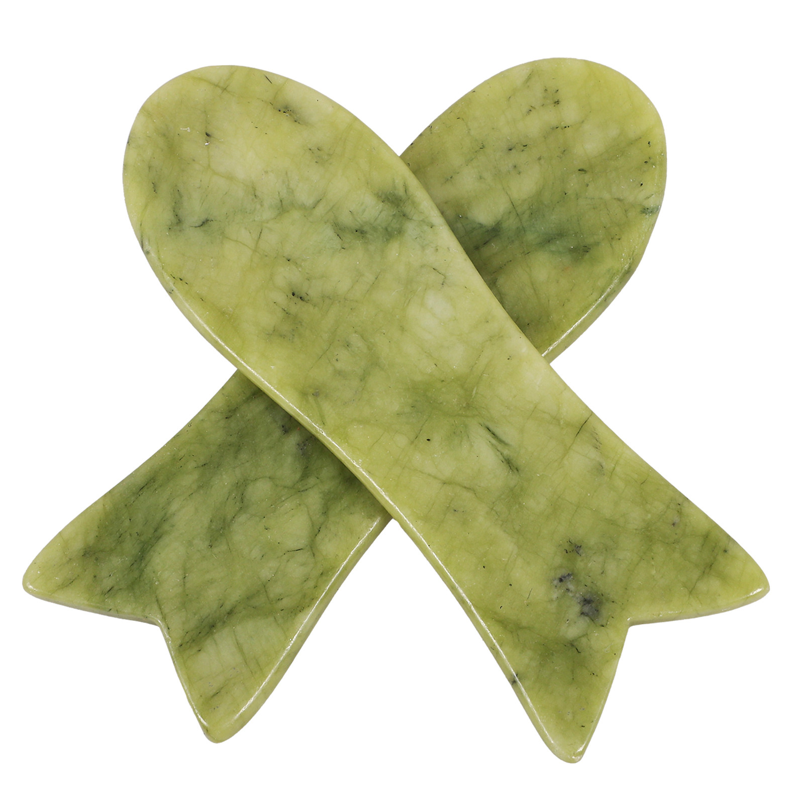 2Pcs Natural Jade Gua Sha Scra - Spa Y Wellness 评论和价格