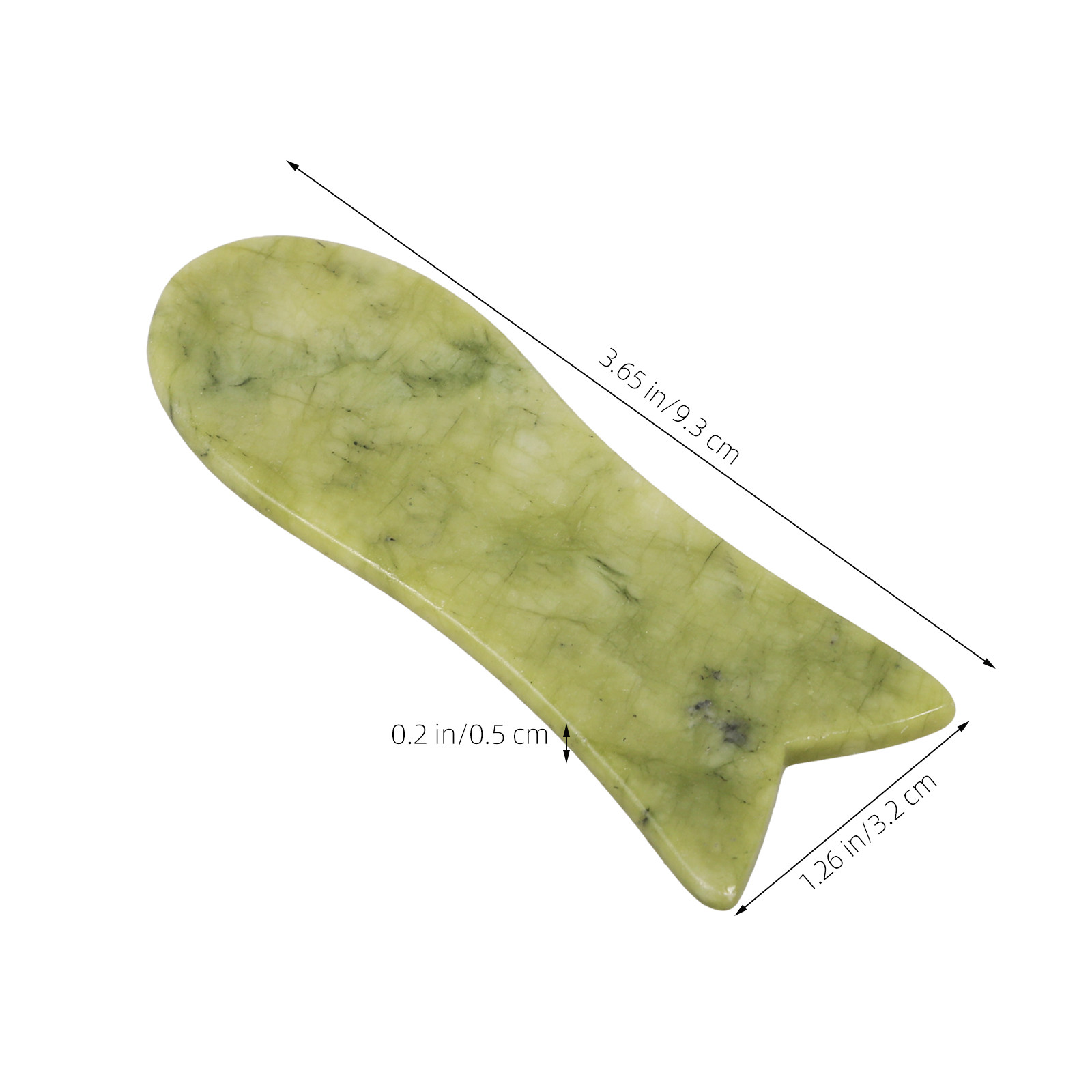 2Pcs Natural Jade Gua Sha Scra - Spa Y Wellness 评论和价格