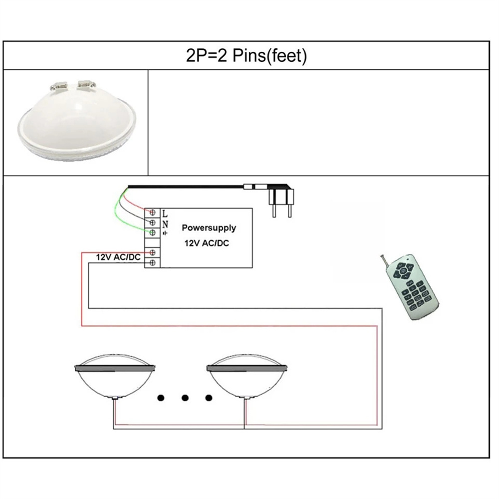 12W PAR56 RGB LED Underwater L - Xy Spa & Wellness George Town Photos 评论和价格
