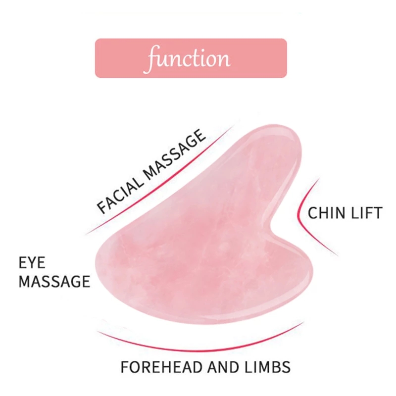 10pcs Natural Jade Gua Sha Set - Gua Sha Tool Rose Quartz 评论和价格