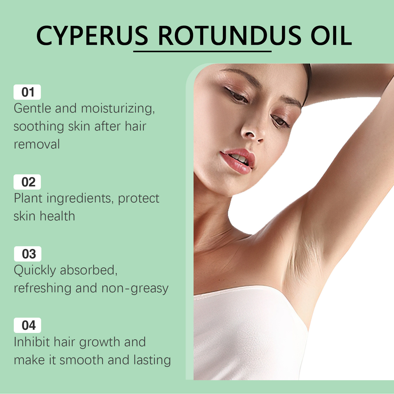 Natural Cyperus Rotundus Oil H - Hair Removal Cream 评论和价格