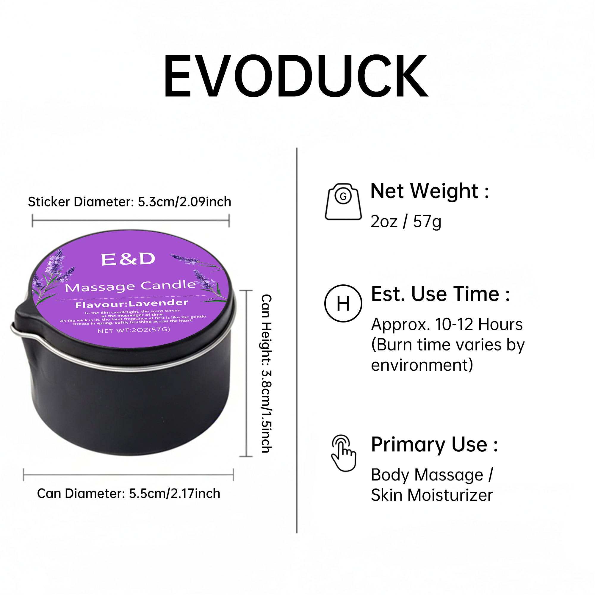 Lavender Massage Oil Candle 2o - Massage Candle Melting 评论和价格
