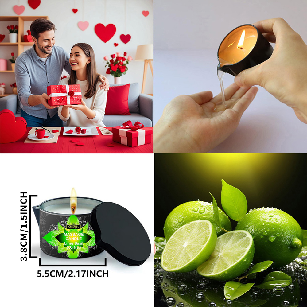 Lime Basil Citrus Massage Oil  - Massage Candle Melting 评论和价格