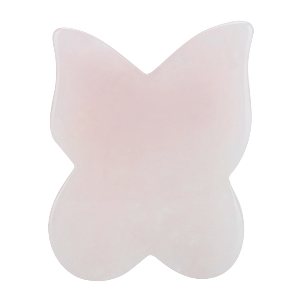 Facial Kits Pink Rose Quartz M - Gua Sha Tool Rose Quartz 评论和价格