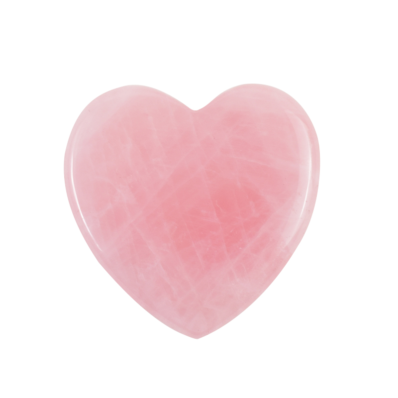 Rose Quartz Heart Shape Face C - Gua Sha Tool Rose Quartz 评论和价格
