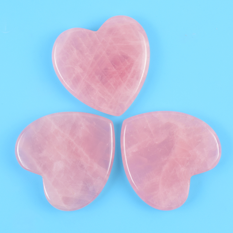 Rose Quartz Heart Shape Face C - Gua Sha Tool Rose Quartz 评论和价格